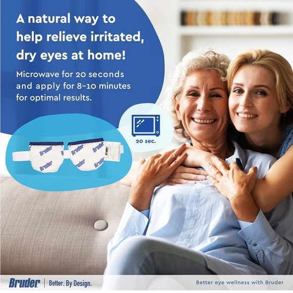 NWT Bruder Moist Heat Eye Compress.Microwave Activated.Fast Acting & Effective - Picture 5 of 6